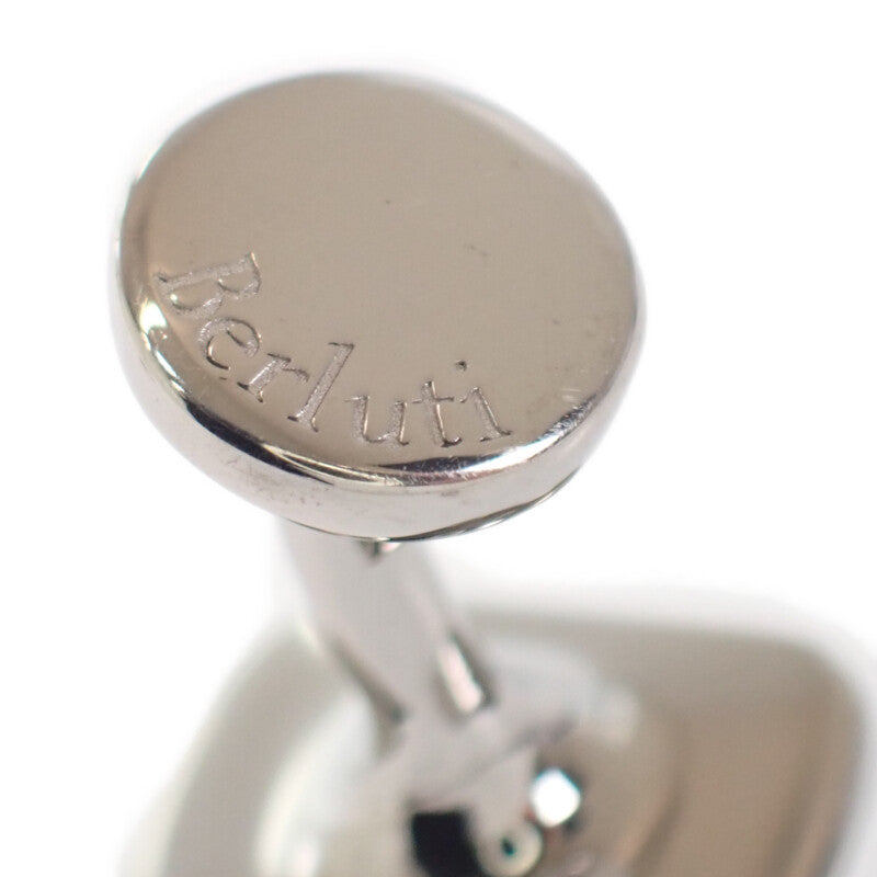 ベルルッティ Berluti カリグラフィー カフリンクス カフス シルバー925 メンズ【中古】【ABランク】