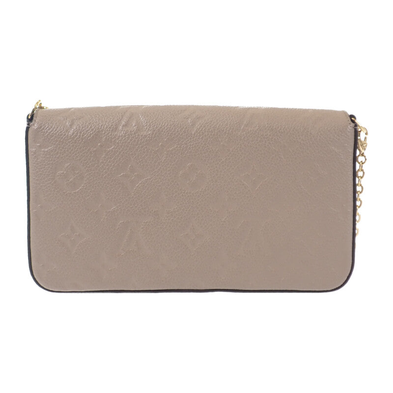 ルイヴィトン LOUIS VUITTON ポシェット・フェリシー M68697 ショルダーバッグ モノグラムアンプラント ベージュ トゥルトレール レディース【中古】【Aランク】