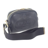 プラダ PRADA ヴィッテロダイノ 1BH187 ショルダーバッグ レザー NERO ブラック レディース メンズ【中古】【Aランク】