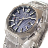 セイコー SEIKO アストロン ネクスター SBXD013 腕時計 チタン ソーラー電波時計 ブルー文字盤 メンズ【中古】【Sランク】