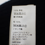 セリーヌ CELINE ニット帽 リブ編み 2A25R535Q.38NO ニットキャップ ウール ブラック レディース メンズ【中古】【Aランク】