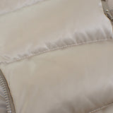 モンクレール MONCLER CUPIDONE 1 H20931A0013559685 ダウンジャケット ナイロン ブルーフロストフォックスファー グレー レディース【中古】【ABランク】