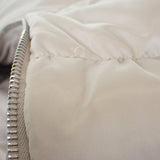 モンクレール MONCLER CUPIDONE 1 H20931A0013559685 ダウンジャケット ナイロン ブルーフロストフォックスファー グレー レディース【中古】【ABランク】