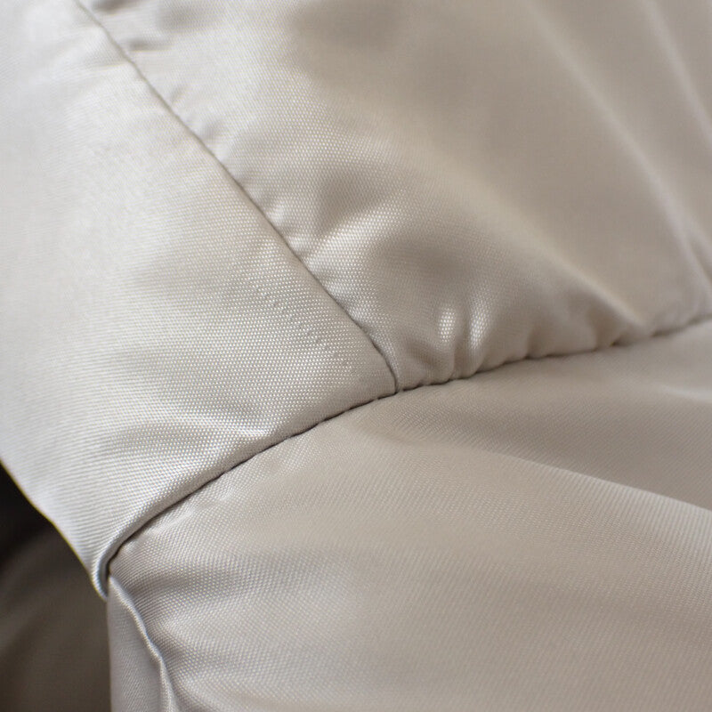 モンクレール MONCLER CUPIDONE 1 H20931A0013559685 ダウンジャケット ナイロン ブルーフロストフォックスファー グレー レディース【中古】【ABランク】