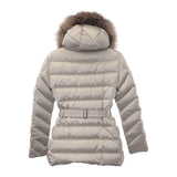モンクレール MONCLER CUPIDONE 1 H20931A0013559685 ダウンジャケット ナイロン ブルーフロストフォックスファー グレー レディース【中古】【ABランク】