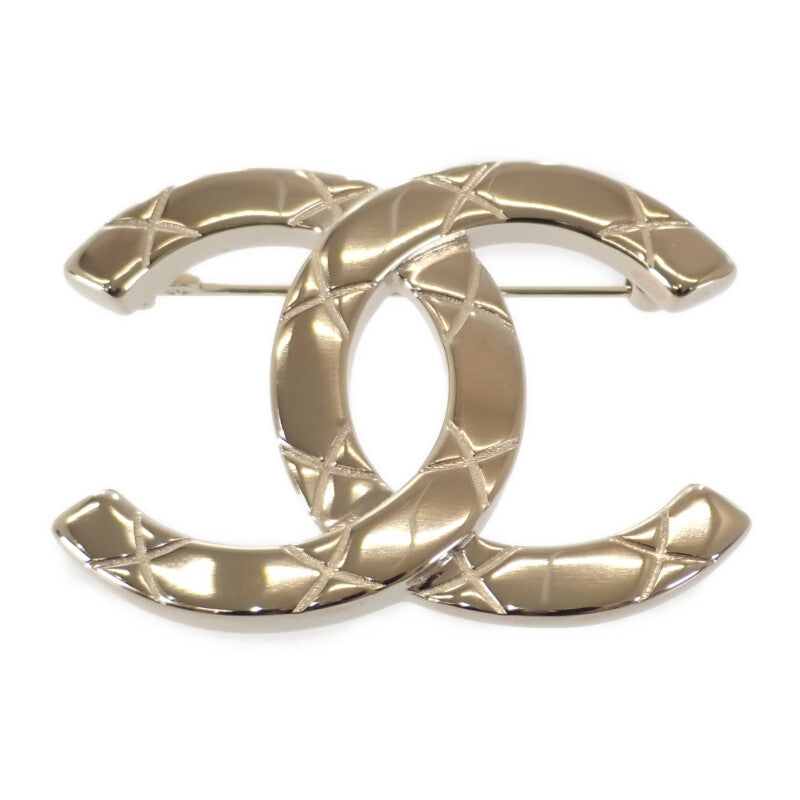 シャネル CHANEL ココマーク B25P ブローチ メタル ゴールド 