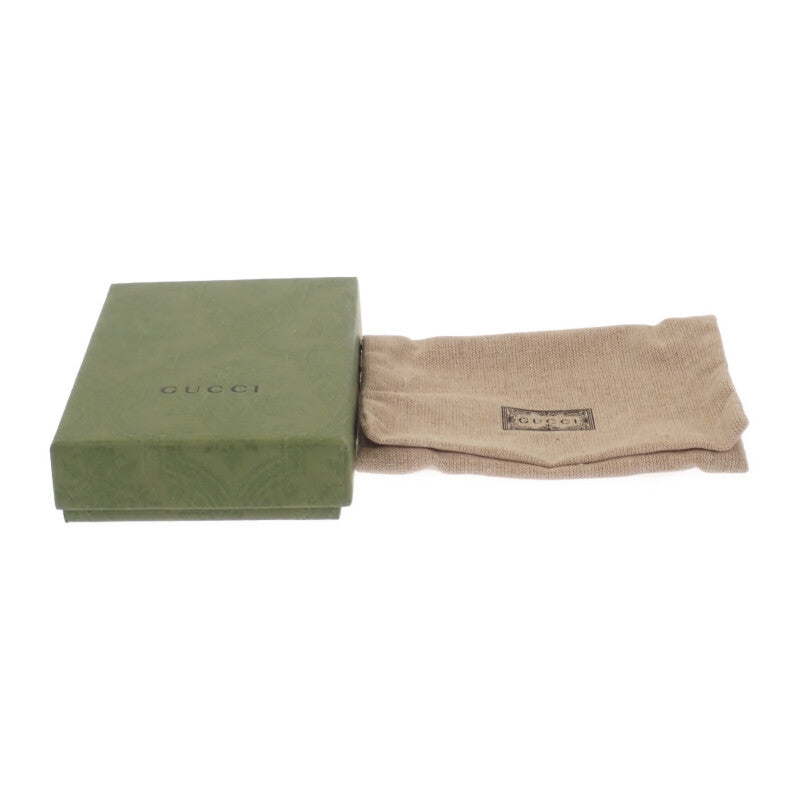 グッチ GUCCI スクリプト 7734280OP0N5909 カードケース レザー ピンク ゴールド金具 レディース【中古】【Sランク】