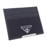 プラダ PRADA Re-Nylon サフィアーノ 2MC025_2DMH_F0002 カードケース ナイロン ブラック レディース メンズ【中古】【Sランク】