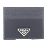 プラダ PRADA Re-Nylon サフィアーノ 2MC025_2DMH_F0002 カードケース ナイロン ブラック レディース メンズ【中古】【Sランク】