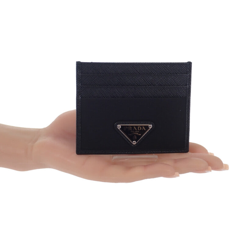 PRADA Re-Nylon Saffiano 2MC025_2DMH_F0002 卡片套 尼龍 黑色 女裝 男裝【二手】【S級】