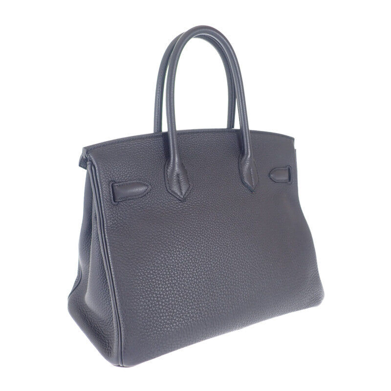エルメス HERMES バーキン30 ハンドバッグ トゴ ブラック ゴールド金具 レディース【中古】【ABランク】