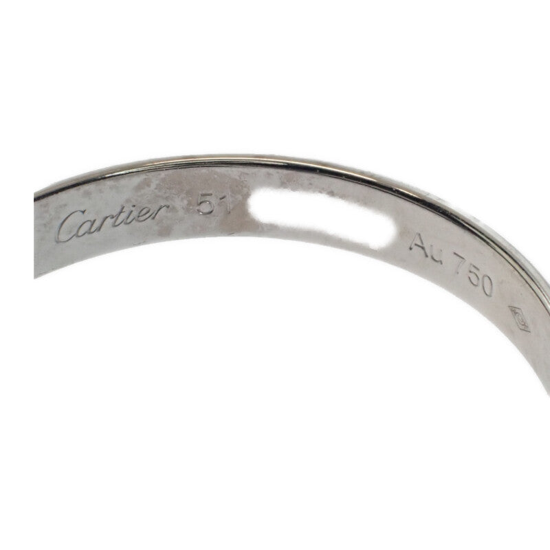 カルティエ CARTIER トリニティ SM フルエタニティ 11号 B4235451 リング K18ホワイトゴールド セラミック ブラック ダイヤモンド レディース【中古】【Aランク】