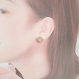 【中古】ヴァンクリーフ&アーペル Van Cleef & Arpels ヴィンテージアルハンブラ VCARA44100 ピアス K18イエローゴールド マザーオブパール レディース【Aランク】