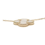 ヴァンクリーフ&アーペル Van Cleef & Arpels ヴィンテージ アルハンブラ VCARA45900 ネックレス K18イエローゴールド マザーオブパール レディース【中古】【Aランク】