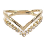 アーカー AHKAH ビリーブヴィスタ 9号 AK1622010200 リング K18イエローゴールド ダイヤモンド レディース【中古】【Aランク】