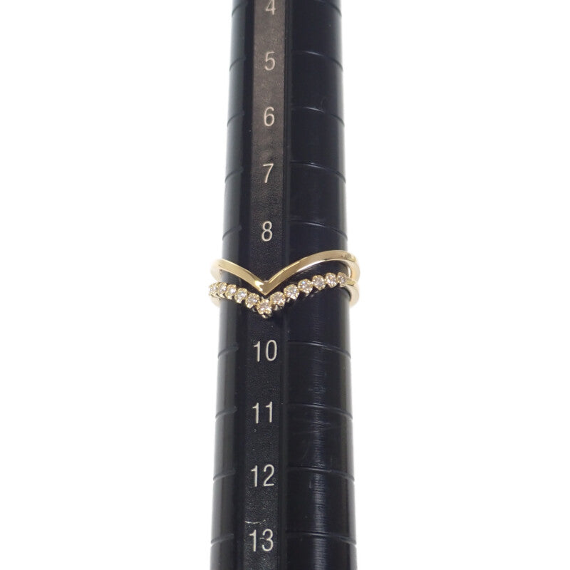 アーカー AHKAH ビリーブヴィスタ 9号 AK1622010200 リング K18イエローゴールド ダイヤモンド レディース【中古】【Aランク】