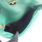 【商談中/対象者以外注文不可】【中古】サンローラン SAINT LAURENT ルル パファー トイバッグ 620333 ショルダーバッグ キャンバス レザー グリーン ゴールド金具 レディース【Aランク】