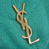 【商談中/対象者以外注文不可】【中古】サンローラン SAINT LAURENT ルル パファー トイバッグ 620333 ショルダーバッグ キャンバス レザー グリーン ゴールド金具 レディース【Aランク】