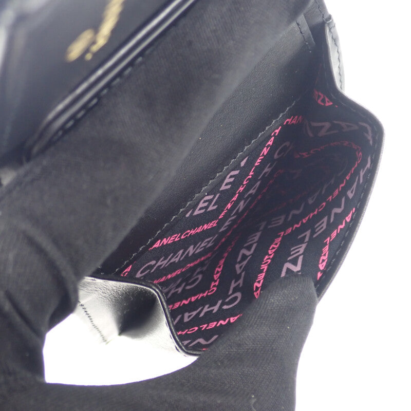 シャネル CHANEL マトラッセ コンパクトウォレット AP4248B1821294305 二つ折り財布 キャビアスキン ブラック ゴールド金具 レディース【中古】【Aランク】