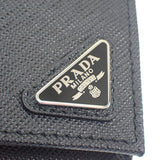 プラダ PRADA サフィアーノ トライアングル 2MM935_QHH_F0002 コインケース サフィアーノ ブラック レディース メンズ【中古】【Aランク】