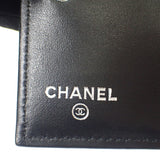 シャネル CHANEL マトラッセ コンパクトウォレット AP3828B1562094305 二つ折り財布 キャビアスキン ブラック シルバー金具 レディース【中古】【SAランク】