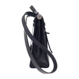 エルメス HERMES エールバッグジップPM 2WAYバッグ ハンドバッグ トワルアッシュベルリンヌ×ヴァッシュハンター ブラック シルバー金具 レディース【中古】【ABランク】