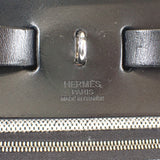 エルメス HERMES エールバッグジップPM 2WAYバッグ ハンドバッグ トワルアッシュベルリンヌ×ヴァッシュハンター ブラック シルバー金具 レディース【中古】【ABランク】