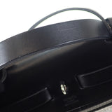 エルメス HERMES エールバッグジップPM 2WAYバッグ ハンドバッグ トワルアッシュベルリンヌ×ヴァッシュハンター ブラック シルバー金具 レディース【中古】【ABランク】