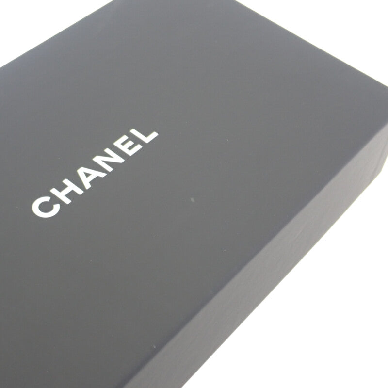 シャネル CHANEL フラップ フォンケース AP3744 ショルダーバッグ グレインドカーフスキン ライトブルー ゴールド金具 レディース【中古】【Aランク】