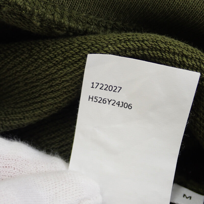 ロエベ LOEWE ロゴ シャツ 長袖 M H526Y24J06 スウェット コットン カーキ メンズ【中古】【Aランク】