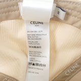 セリーヌ CELINE トリオンフベースボール M 2AUG4109V.12CR キャップ コットン カシミヤ ベージュ メンズ レディース【中古】【Aランク】