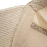 セリーヌ CELINE トリオンフベースボール M 2AUG4109V.12CR キャップ コットン カシミヤ ベージュ メンズ レディース【中古】【Aランク】