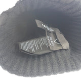 プラダ PRADA シェーカー ギャバジンxウール M UMD446_1WTO_F0002_S_202 ニットキャップ ウール ナイロン ブラック メンズ【中古】【ABランク】