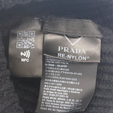 プラダ PRADA シェーカー ギャバジンxウール M UMD446_1WTO_F0002_S_202 ニットキャップ ウール ナイロン ブラック メンズ【中古】【ABランク】