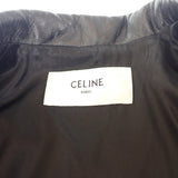 セリーヌ CELINE クラシックバイカージャケット 38 2E134050O.38NO ライダースジャケット ラムスキン ブラック レディース メンズ【中古】【Aランク】