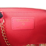 シャネル CHANEL マトラッセ キーリング付き AP0221 コインケース ラムスキン ピンク ゴールド金具 レディース【中古】【Aランク】