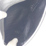 プラダ PRADA ヴィッテロダイノ 2VZ098 ボディバッグ レザー グレー シルバー金具 メンズ【中古】【Aランク】