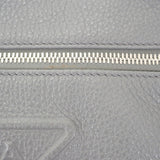 プラダ PRADA ヴィッテロダイノ 2VZ098 ボディバッグ レザー グレー シルバー金具 メンズ【中古】【Aランク】