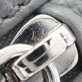 プラダ PRADA ヴィッテロダイノ 2VZ098 ボディバッグ レザー グレー シルバー金具 メンズ【中古】【Aランク】