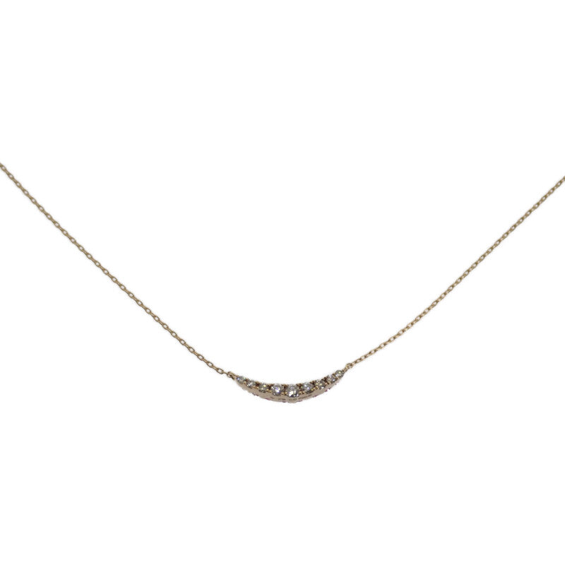 ポンテヴェキオ Ponte Vecchio ネックレス K18イエローゴールド ダイヤモンド ピンクサファイア レディース【中古】【Aランク】