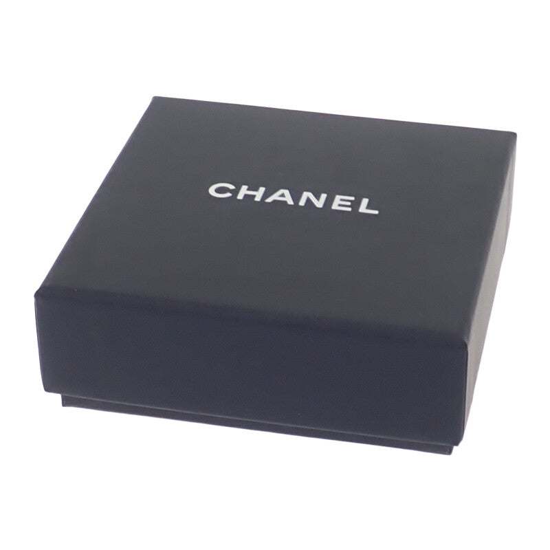香奈兒 CHANEL COCO Mark 胸針 金屬 皮革 水晶 金色 女士【中古】【AB級】