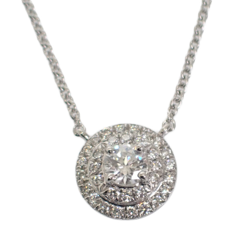 ティファニー TIFFANY&Co. ソレストペンダント 60007522 ネックレス Pt950プラチナ ダイヤモンド レディース【中古】【Aランク】