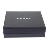 【中古】プラダ PRADA トライアングルロゴ 1MV2042C7XF0002 二つ折り財布 サフィアーノ ブラック ゴールド金具 レディース【SAランク】