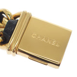 シャネル CHANEL プルミエール L H0001 腕時計 GP レザー クオーツ ブラック文字盤 レディース【中古】【Aランク】