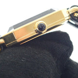 シャネル CHANEL プルミエール L H0001 腕時計 GP レザー クオーツ ブラック文字盤 レディース【中古】【Aランク】