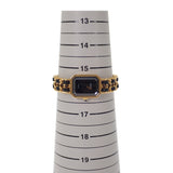 シャネル CHANEL プルミエール L H0001 腕時計 GP レザー クオーツ ブラック文字盤 レディース【中古】【Aランク】