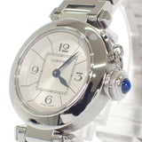 カルティエ CARTIER ミスパシャ W3140007 腕時計 ステンレススチール クオーツ シルバー文字盤 レディース【中古】【ABランク】