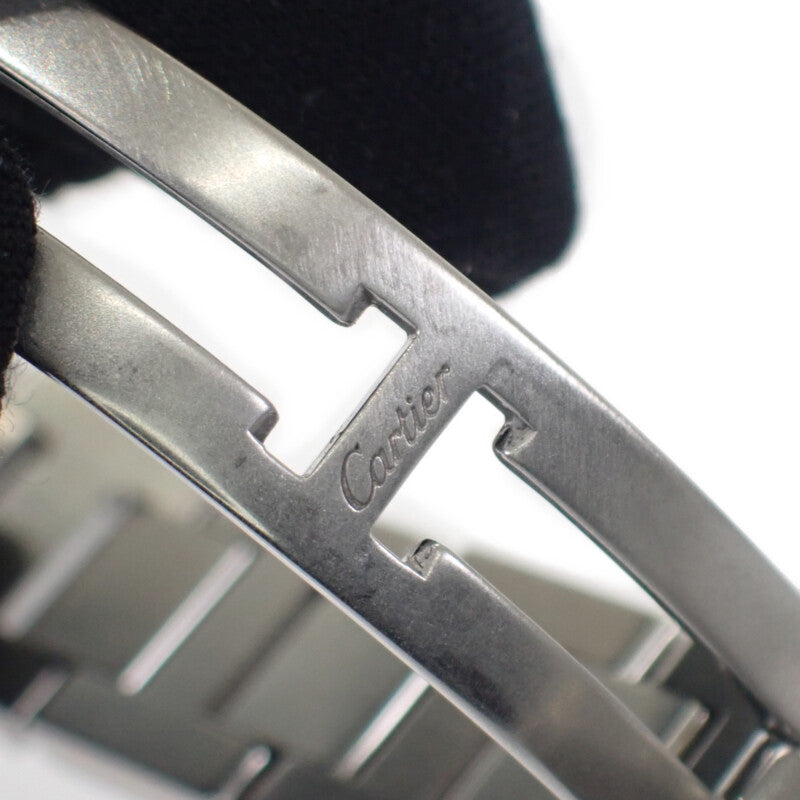 カルティエ CARTIER ミスパシャ W3140007 腕時計 ステンレススチール クオーツ シルバー文字盤 レディース【中古】【ABランク】