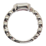 【商談中/対象者以外注文不可】シャネル CHANEL プルミエール 11.5号 リング K18ホワイトゴールド ピンクガーネット レディース【中古】【Aランク】