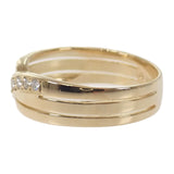 ミキモト MIKIMOTO 指輪 9号 リング K18イエローゴールド ダイヤモンド レディース【中古】【Aランク】